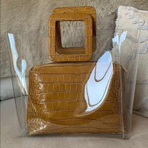 Staud Shirley Clear PVC Bag